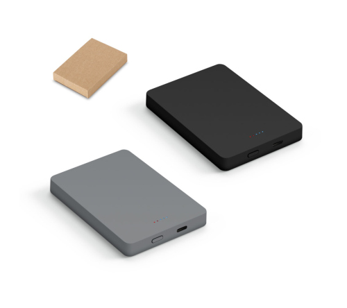 Bateria Portátil ABS Reciclado Fosco 10000 mAh 90x65mm