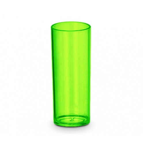 Copo Long Drink Plástico 350ml Verde Neon