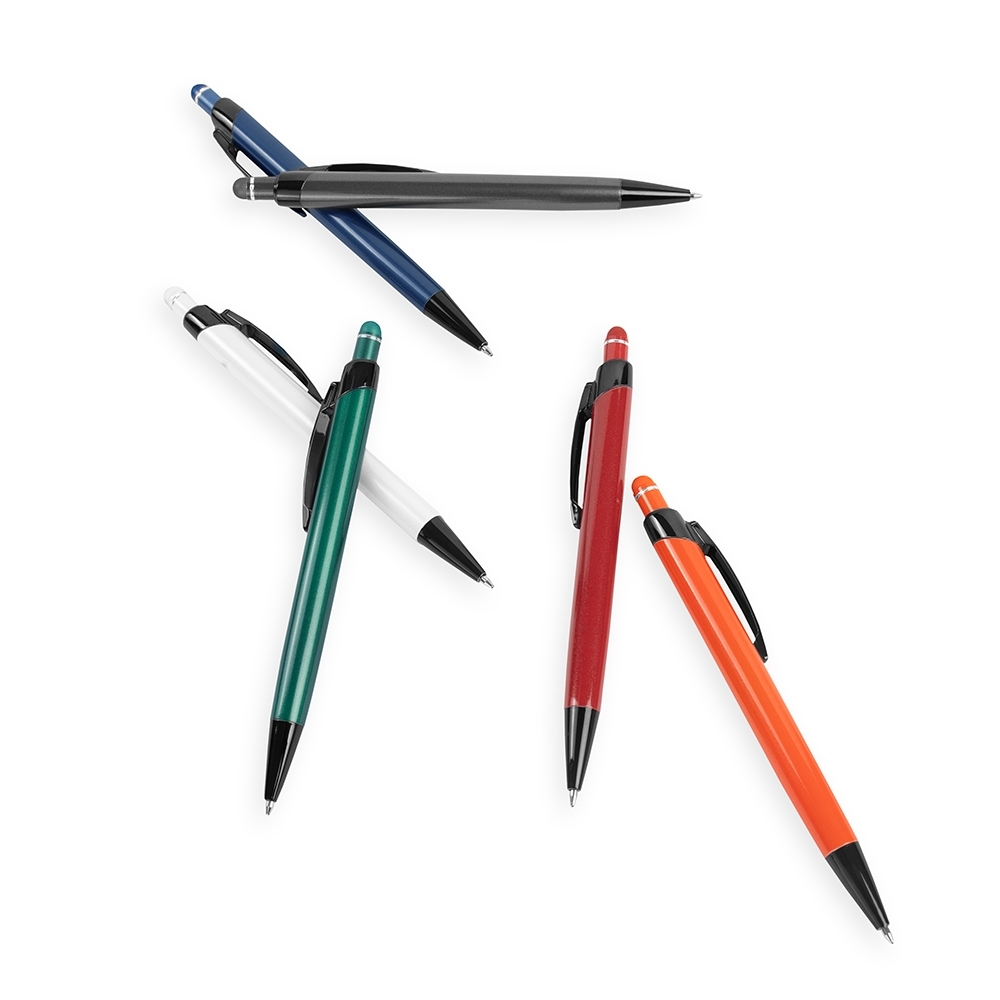 Caneta Metal Touch com Acionamento por Clique 14,2x1,6cm