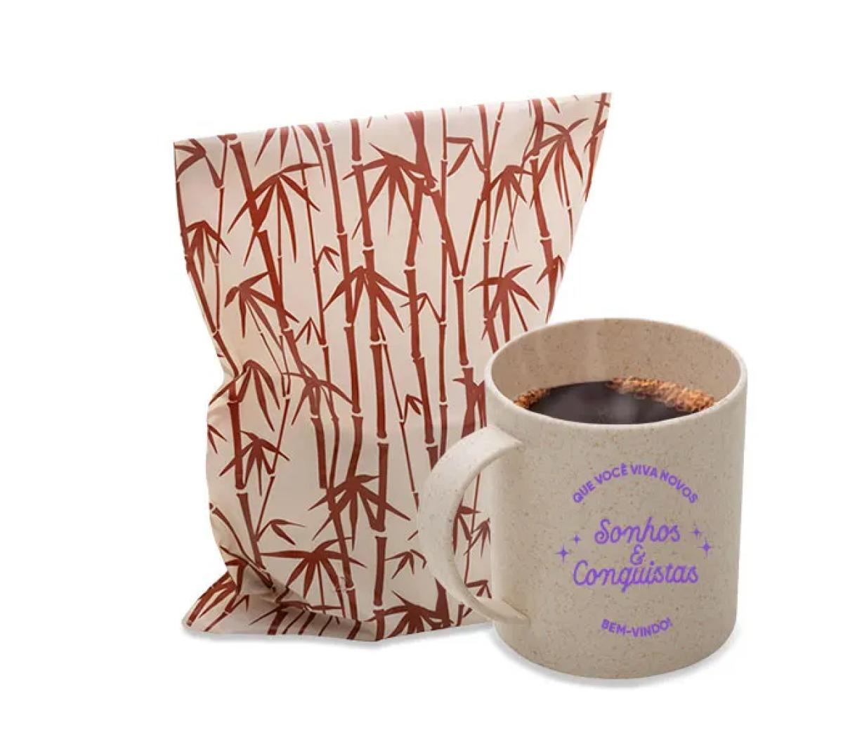 Caneca Fibra de Bambu 350ml