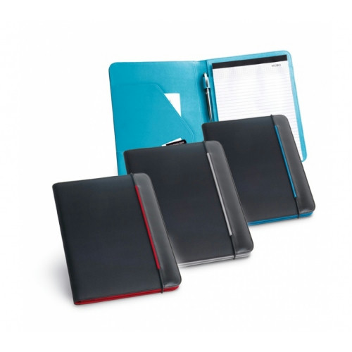 Portfólio A4 em Nylon 800D com Bloco 245x315mm 20 Folhas