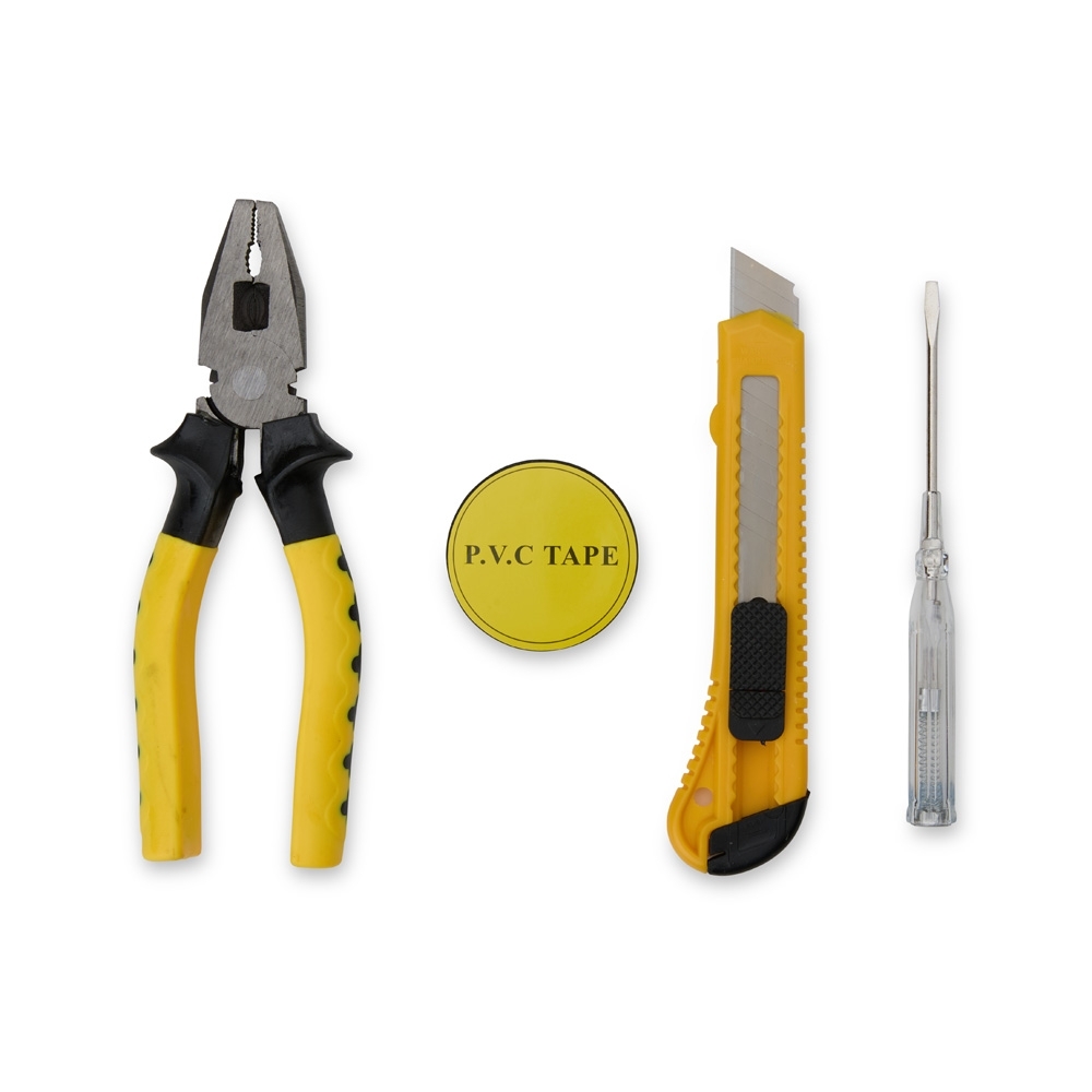 Kit Ferramentas 4 Peças em Plástico