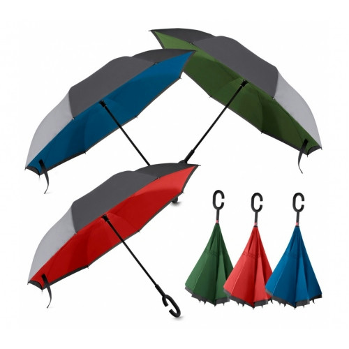 Guarda Chuva Invertido Poliéster Automático 82,5x5cm