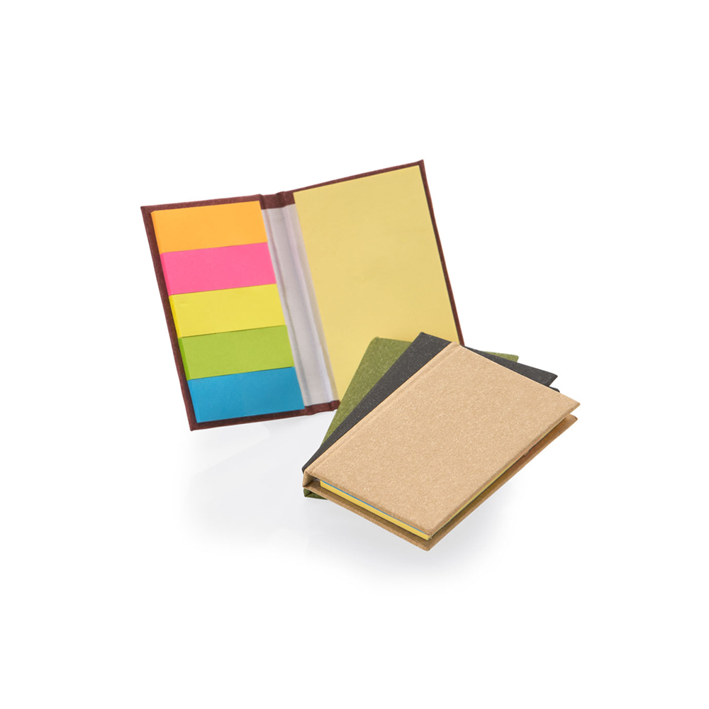 Bloco de Anotações Capa Dura Papel Kraft 8x5cm