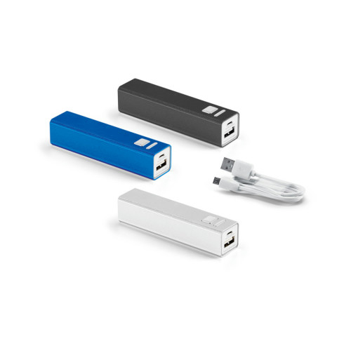 Bateria Portátil Alumínio 2'200 mAh 95x23mm