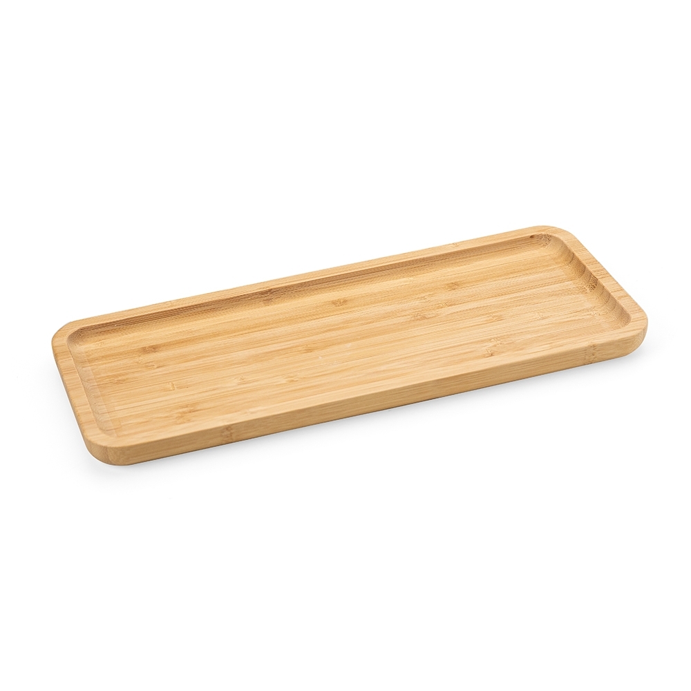 Petisqueira Retangular de Bambu 36x15cm