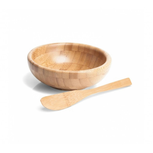 Cumbuca com espátula Bambu 120x40mm