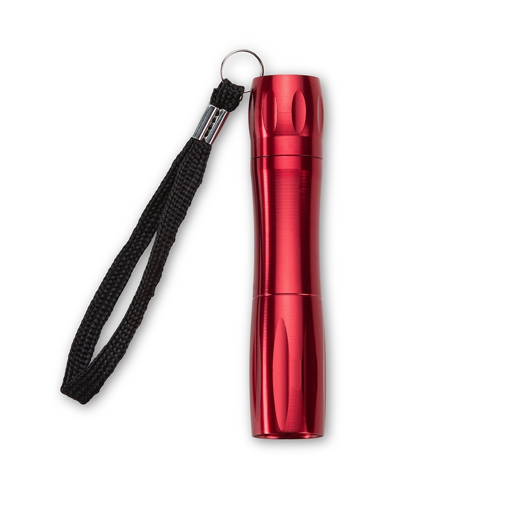 Lanterna Alumínio com LED e Cordão