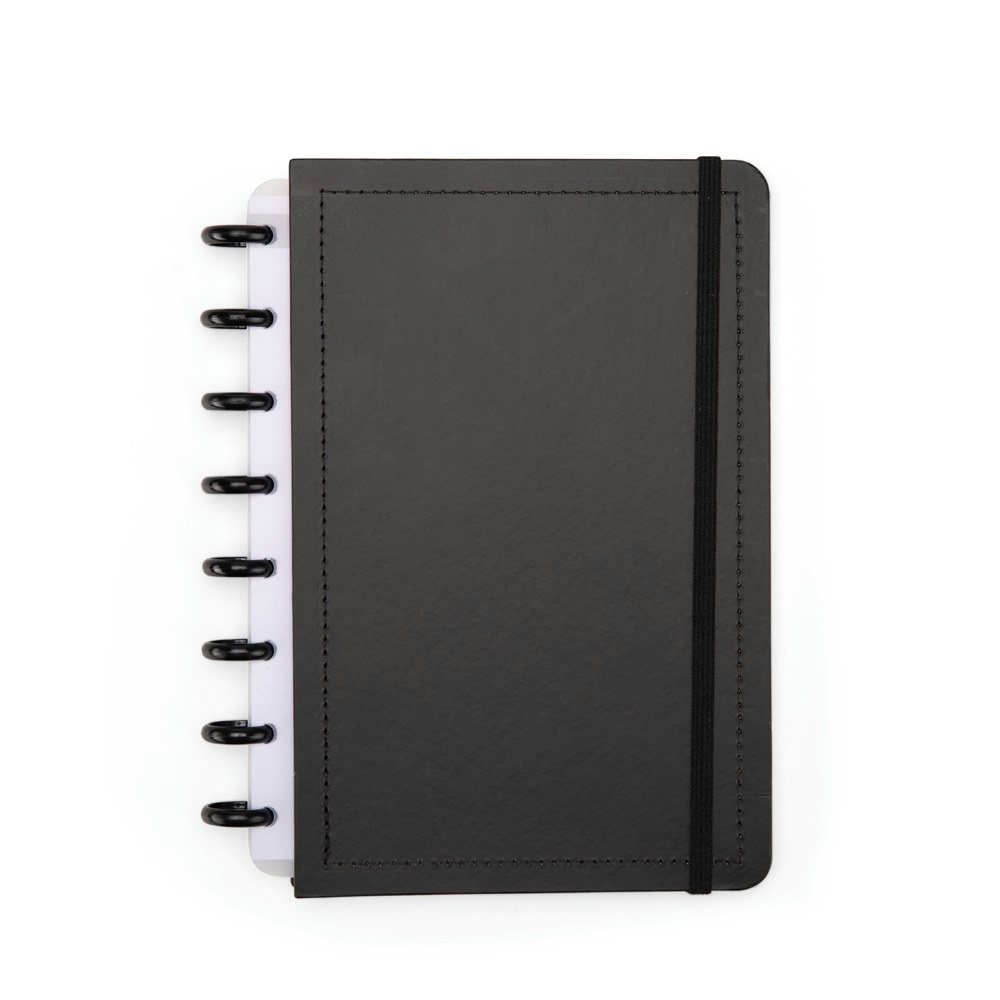 Caderno de Disco Capa Dura em Couchê 22,2x17,2cm 80 Folhas