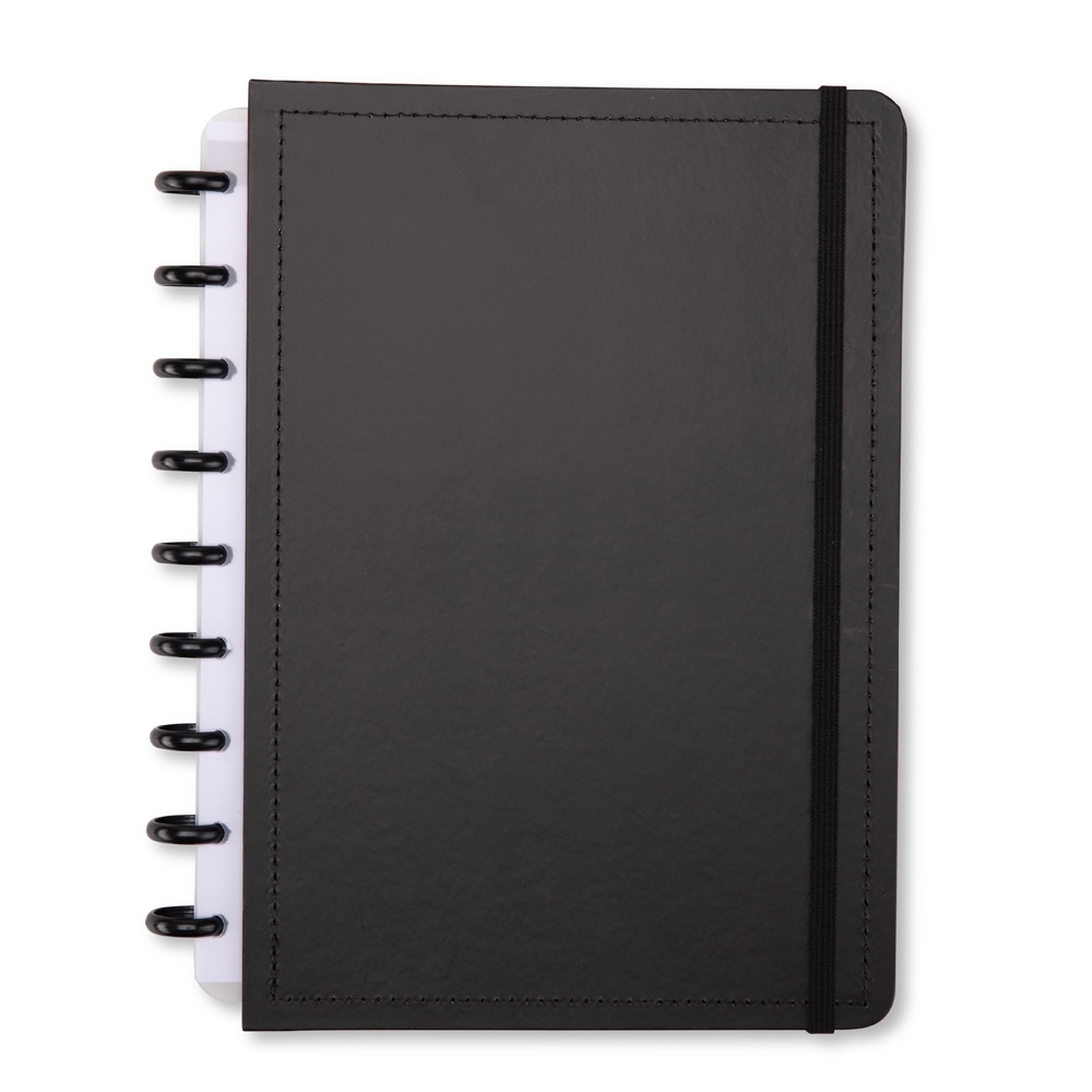Caderno de Disco Couchê Capa Dura 25,6x20,3cm 79 Folhas