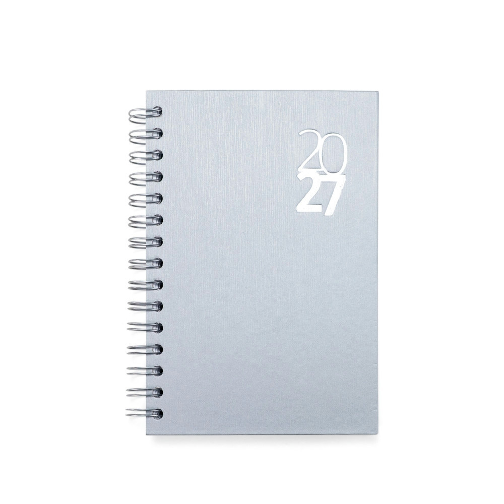 Agenda Diária Capa Dura 2027 20,3x14,6cm 178 Folhas