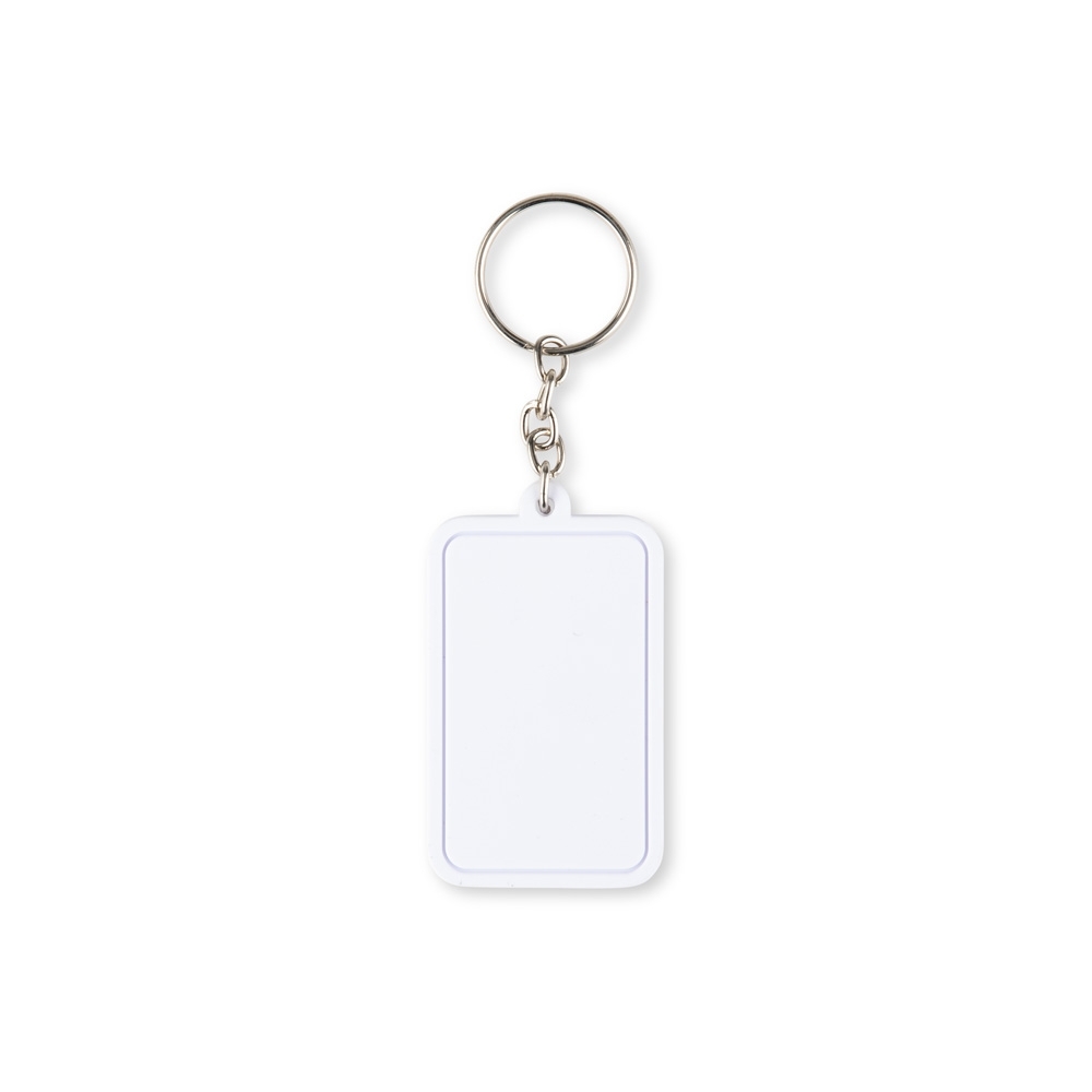 Chaveiro Retangular Emborrachado 6,5x3,7cm