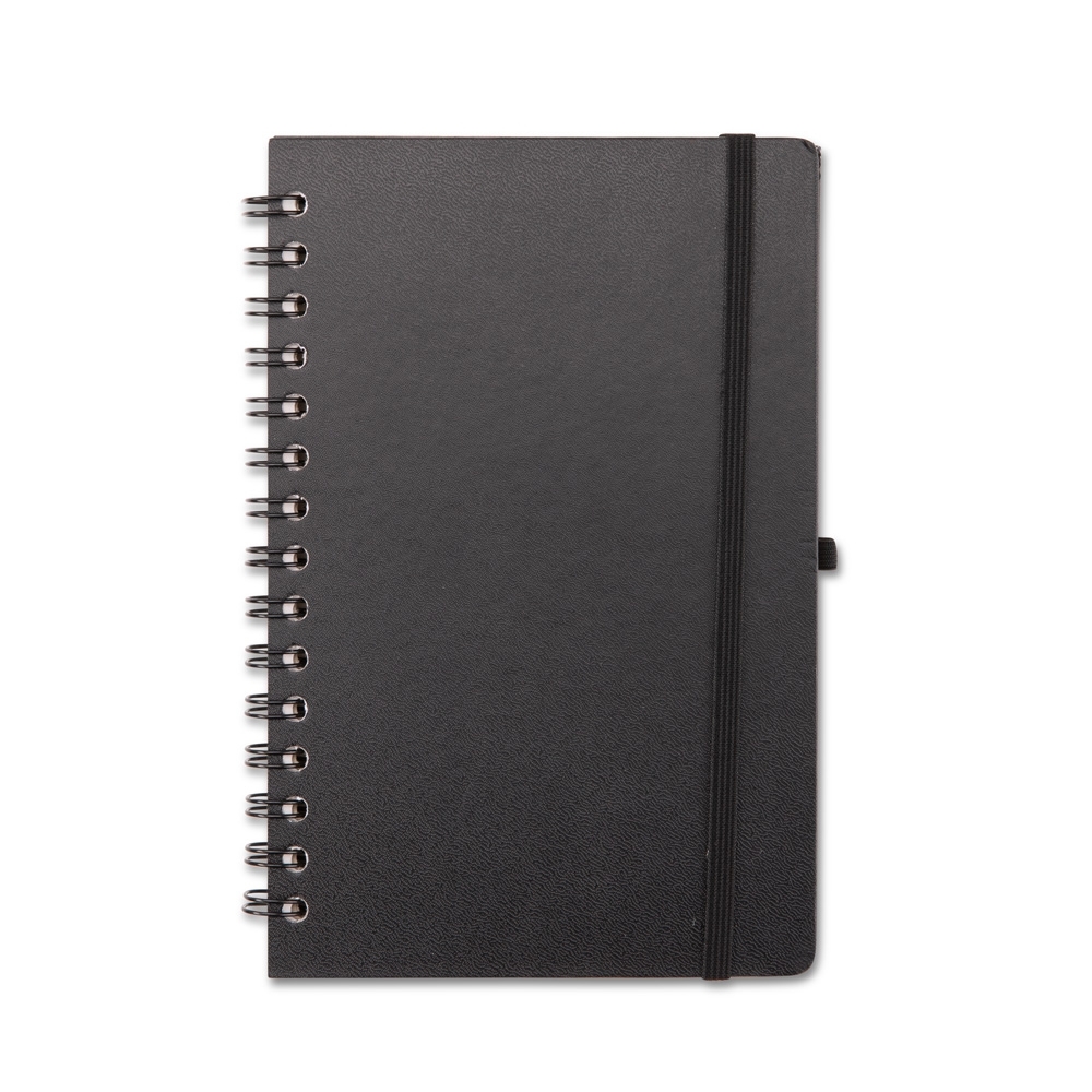 Caderno Capa Dura Cromato Wire-O Pautado 80 Folhas 21,2x14,4cm
