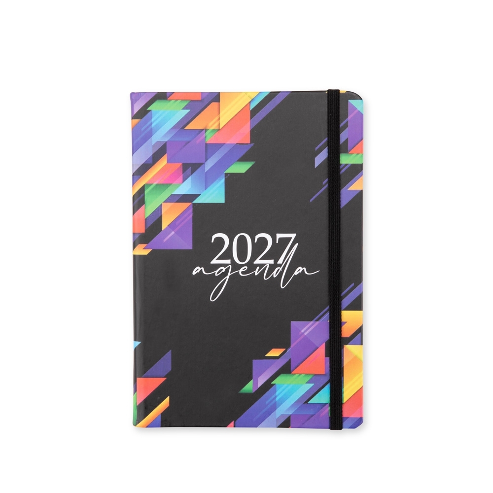 Agenda Diária Couchê 2027 20,8x14,3cm 180 Folhas