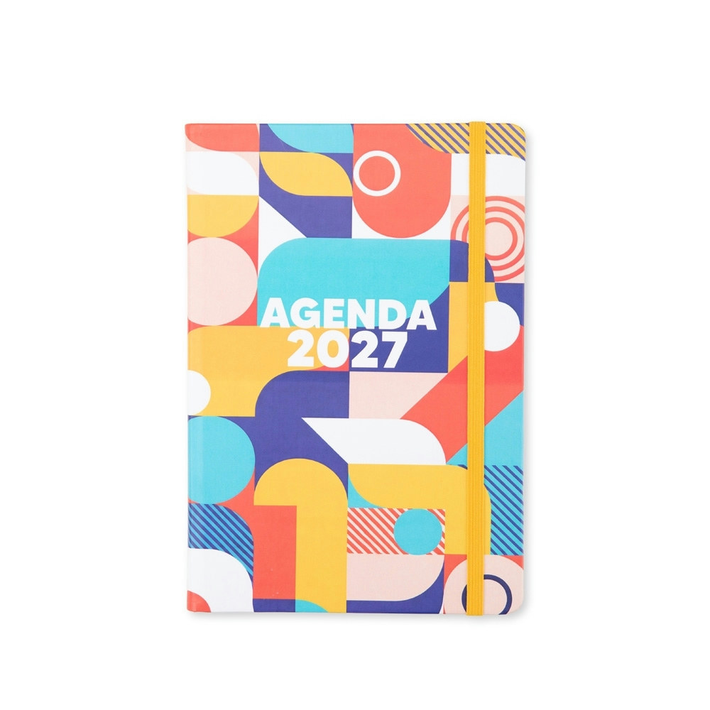 Agenda Diária 2027 Couchê 180 Folhas 20,8x14,3cm