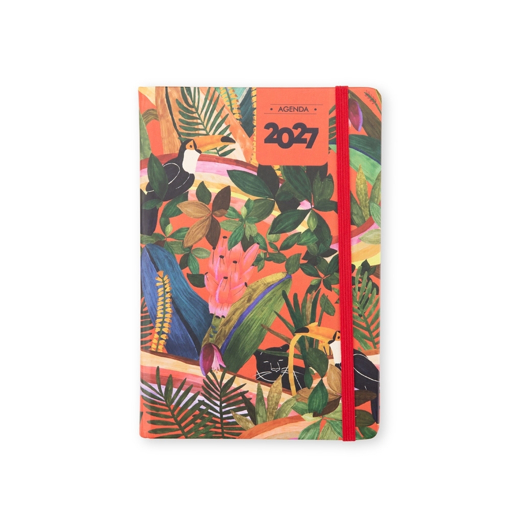 Agenda Diária 2027 Couchê 180 Folhas 20,8x14,3cm