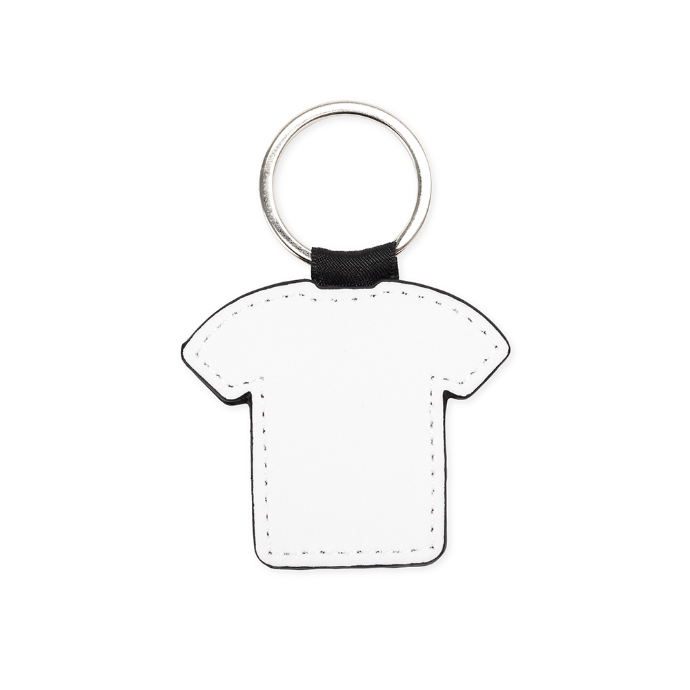 Chaveiro de Couro Sintético Camiseta