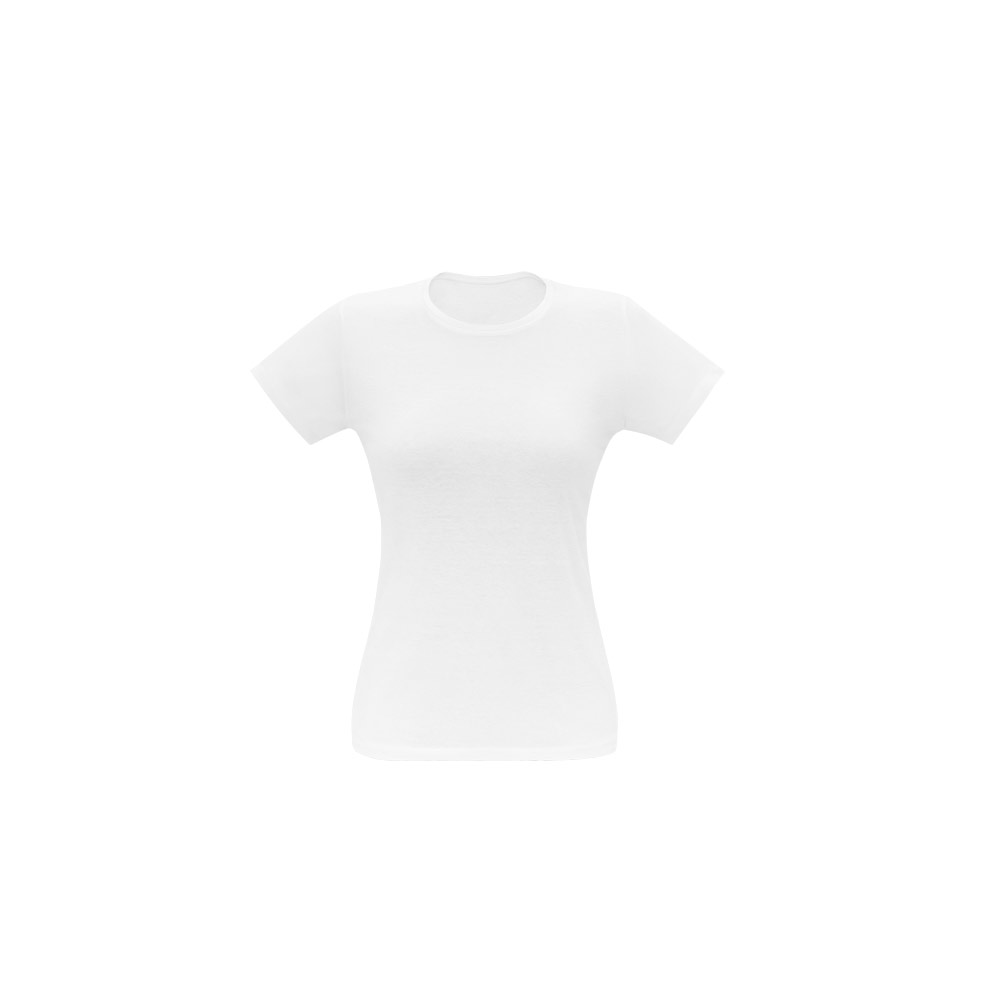 Camiseta Feminina Poliéster Corte Cinturado