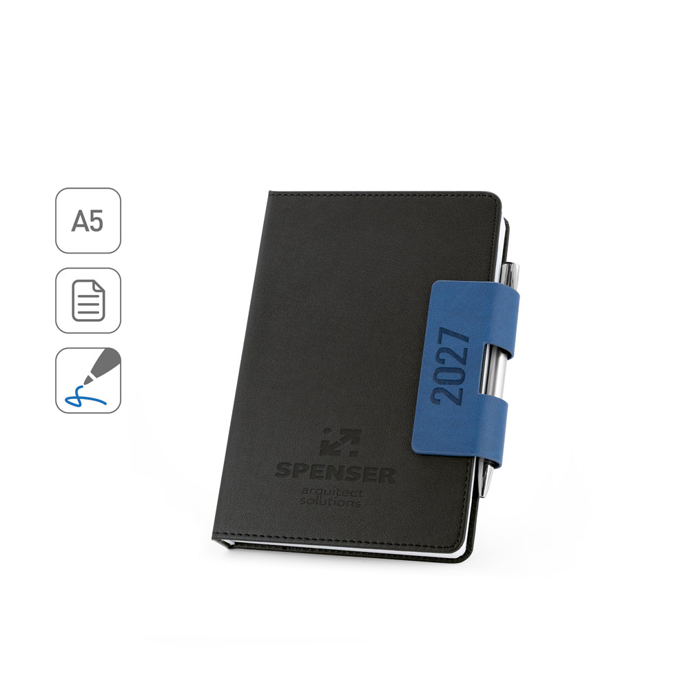 Agenda A5 em PU com Fecho Magnético 158x100mm