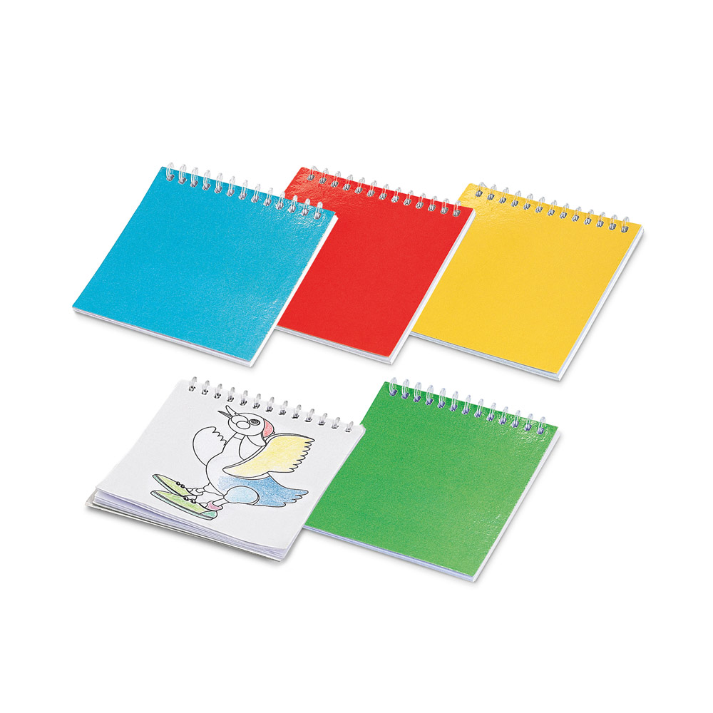 Caderno para Colorir em Papel 90x90mm