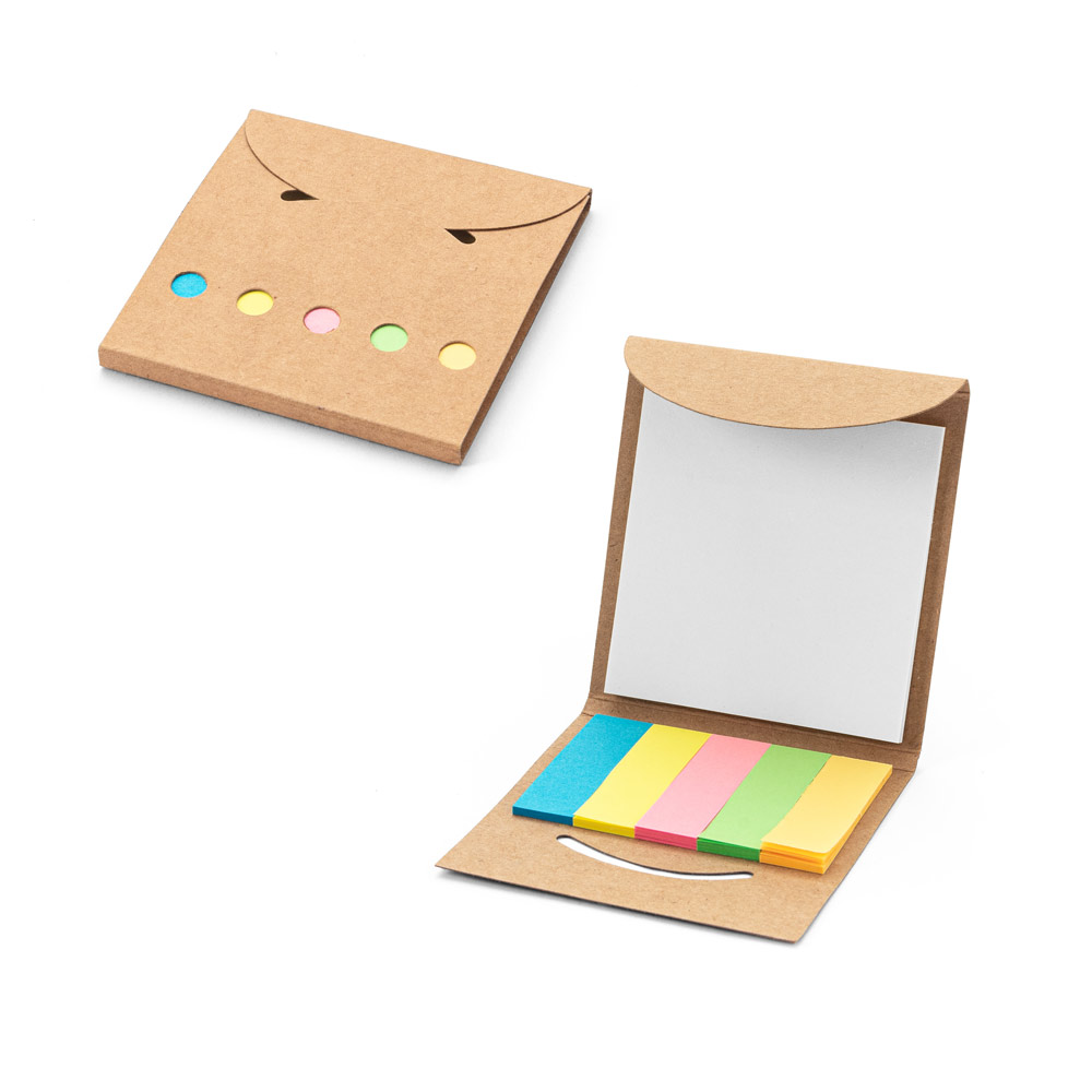 Conjunto para Escritório Papel Reciclado 6 Blocos Adesivados
