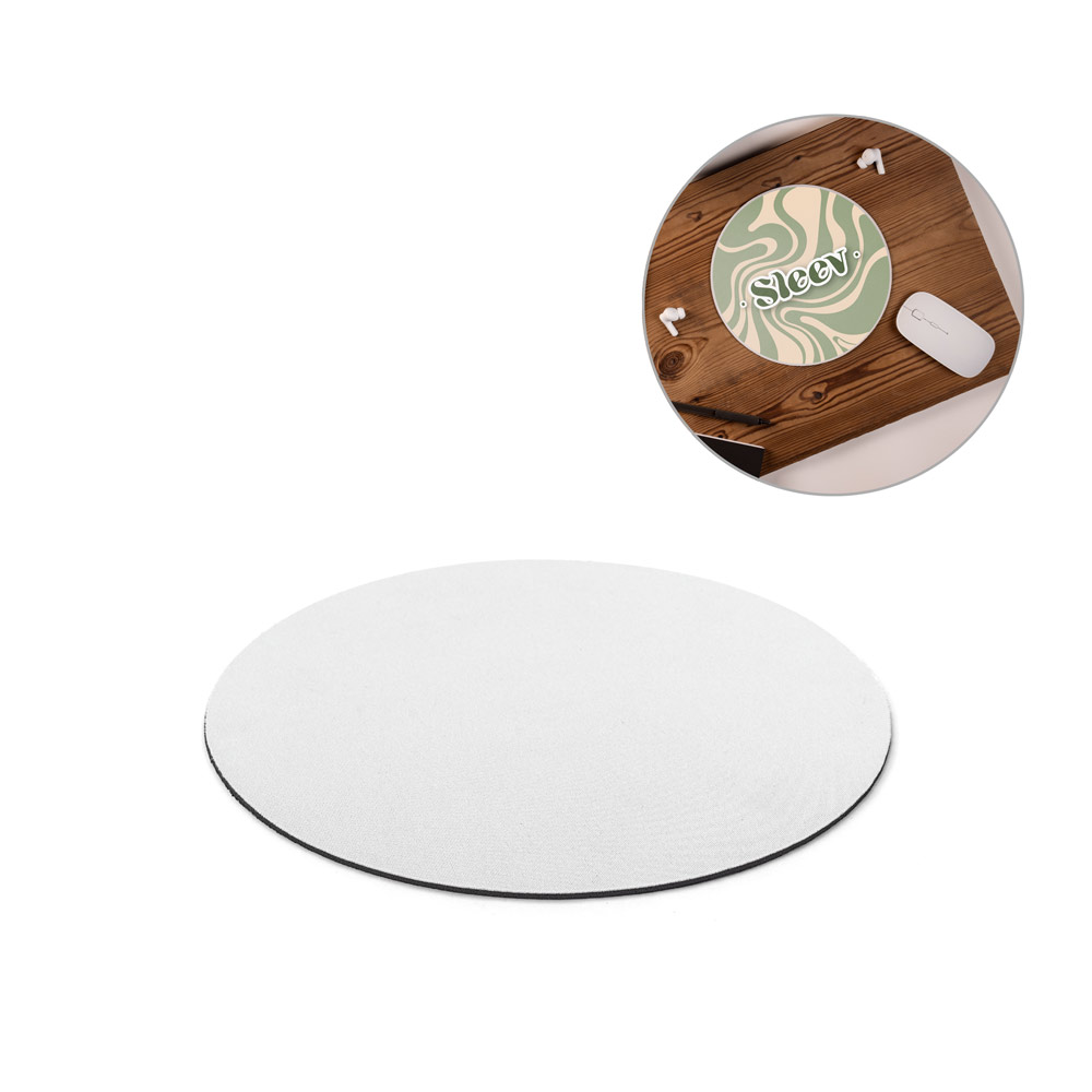 Mouse Pad Redondo em Borracha